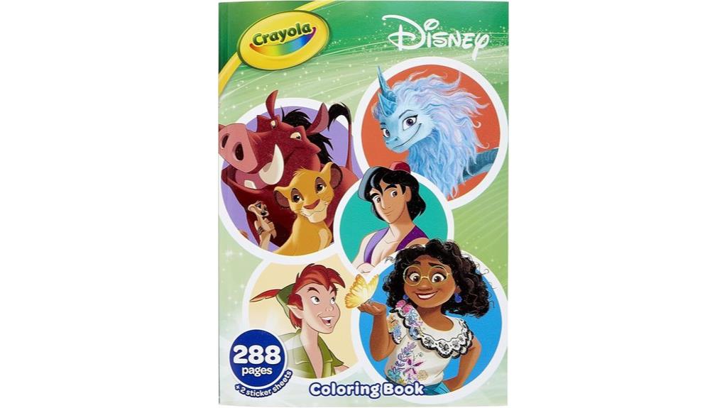 disney themed coloring book