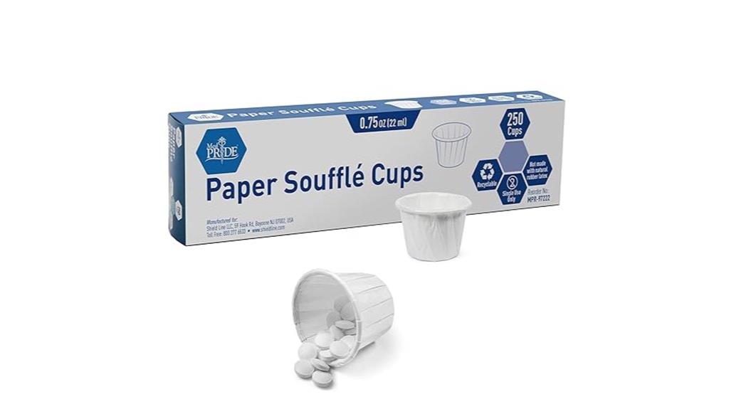 disposable medicine cups pack