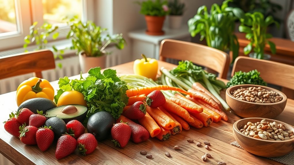 diverse healthy food choices