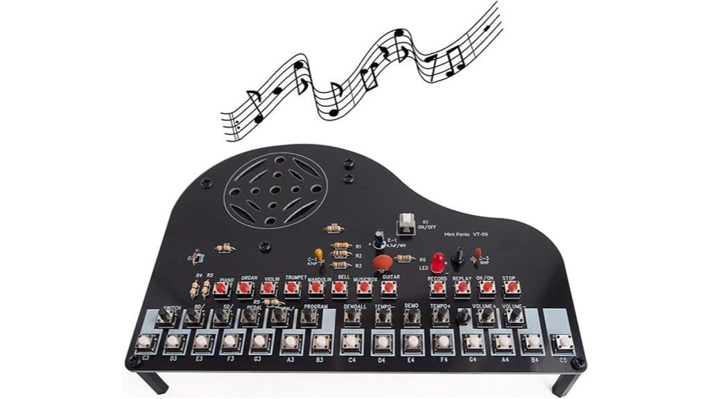 diy piano soldering kit