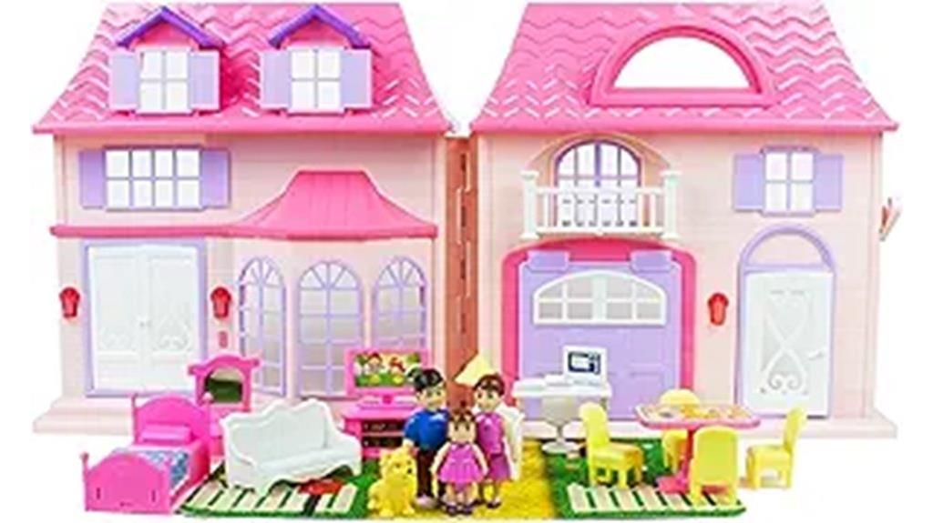 dollhouse with furniture included