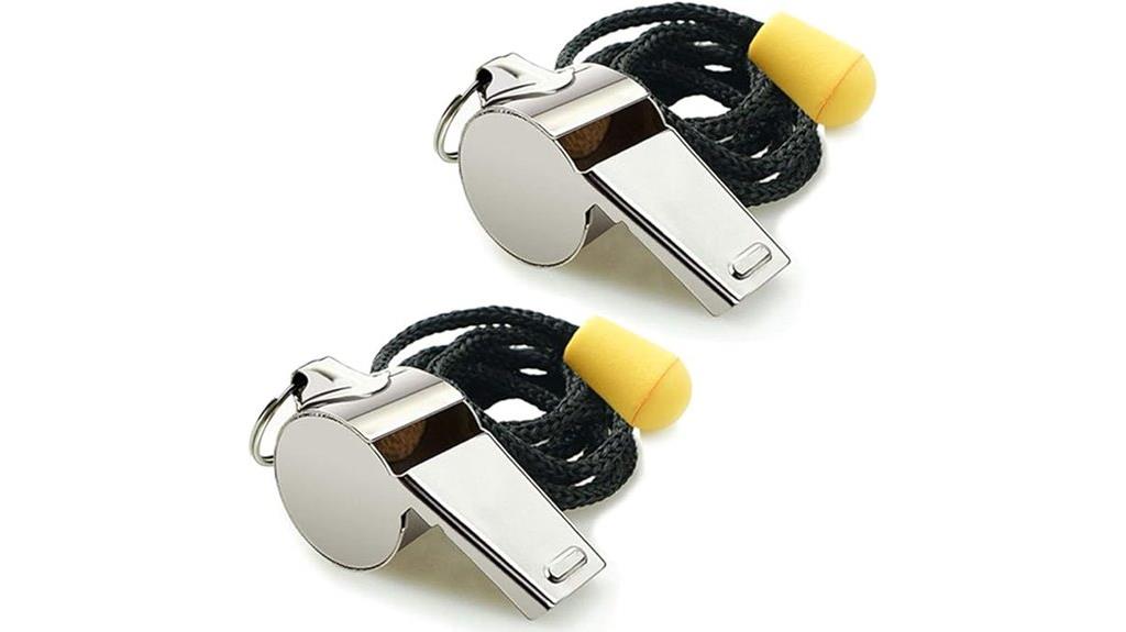 durable stainless steel whistles