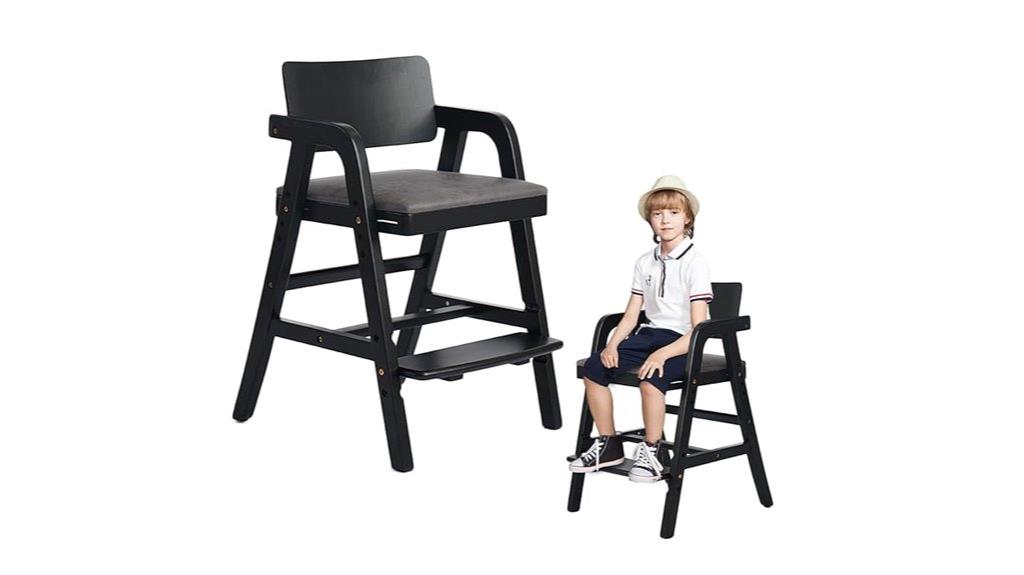 durable toddler wooden chair