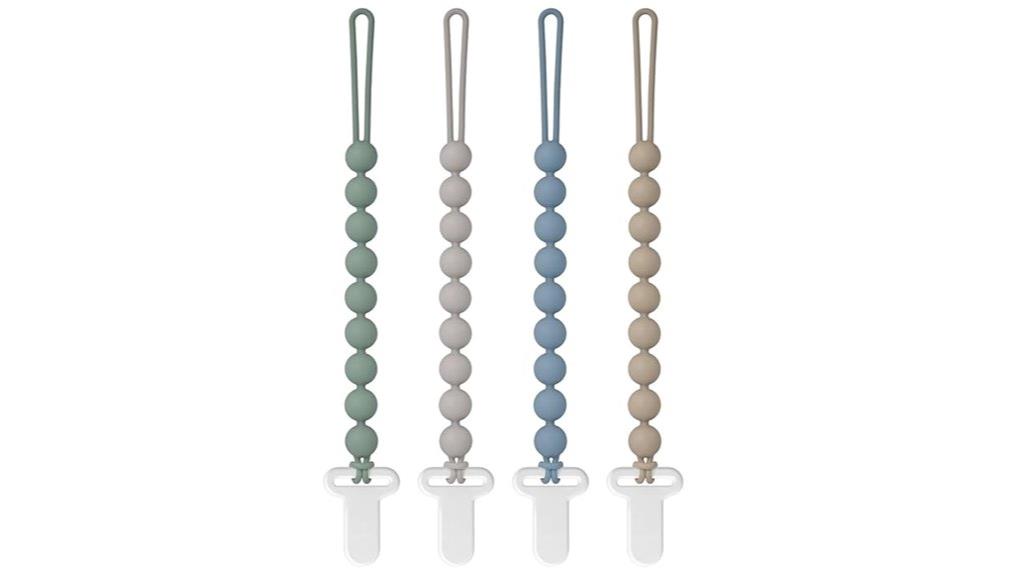 easter themed silicone pacifier clips