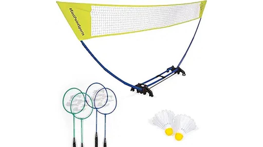 easy setup badminton set