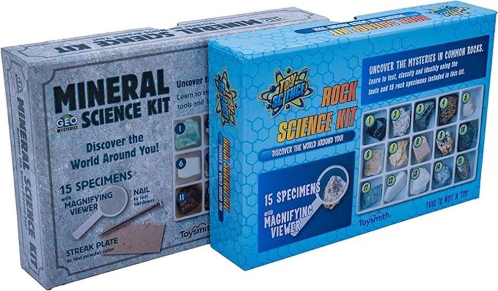 educational rock and mineral kit