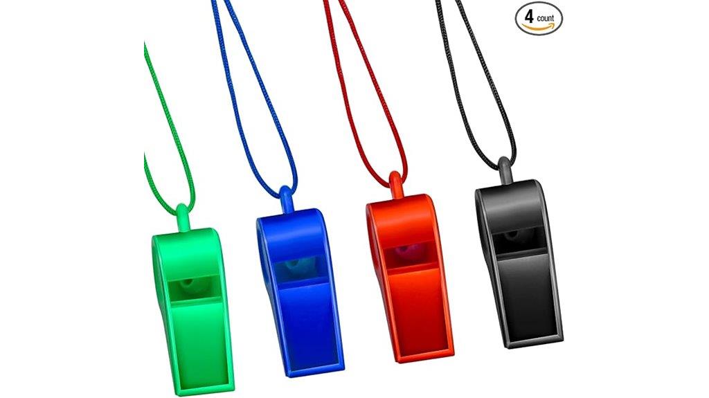 emergency sports whistle pack