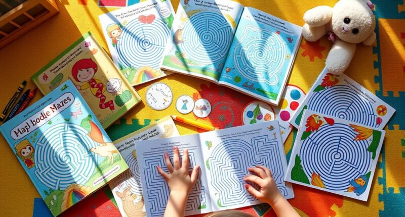 engaging maze books for kids