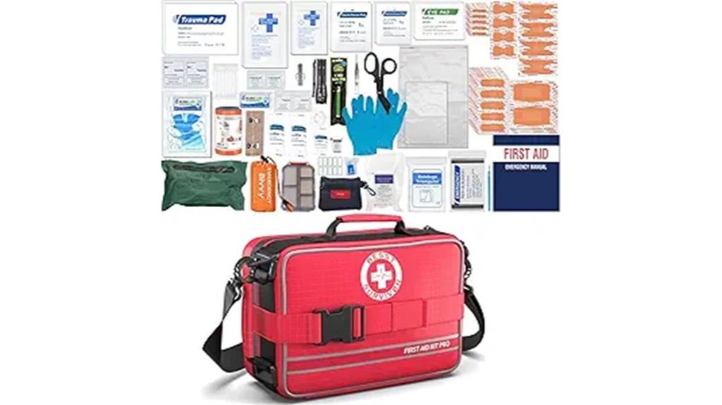 extensive emergency medical supplies