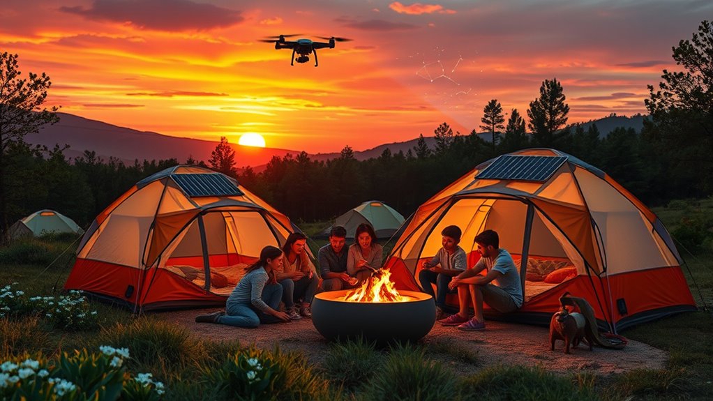 family bonding through camping