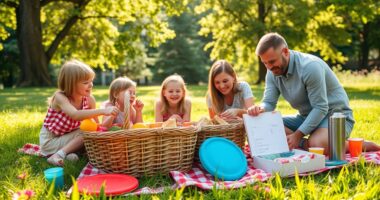 family picnic planning fun