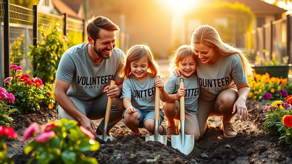 family togetherness through service