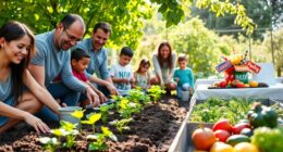 family volunteer activities together