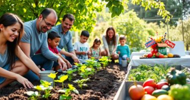 family volunteer activities together