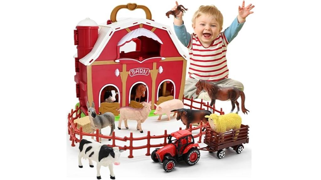 farm themed toddler playset