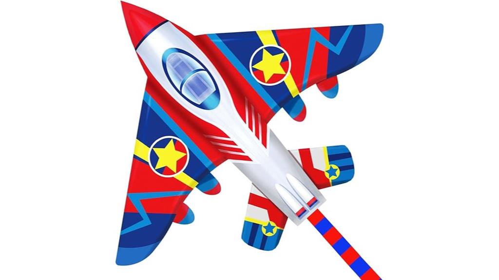 fighter plane kite fun