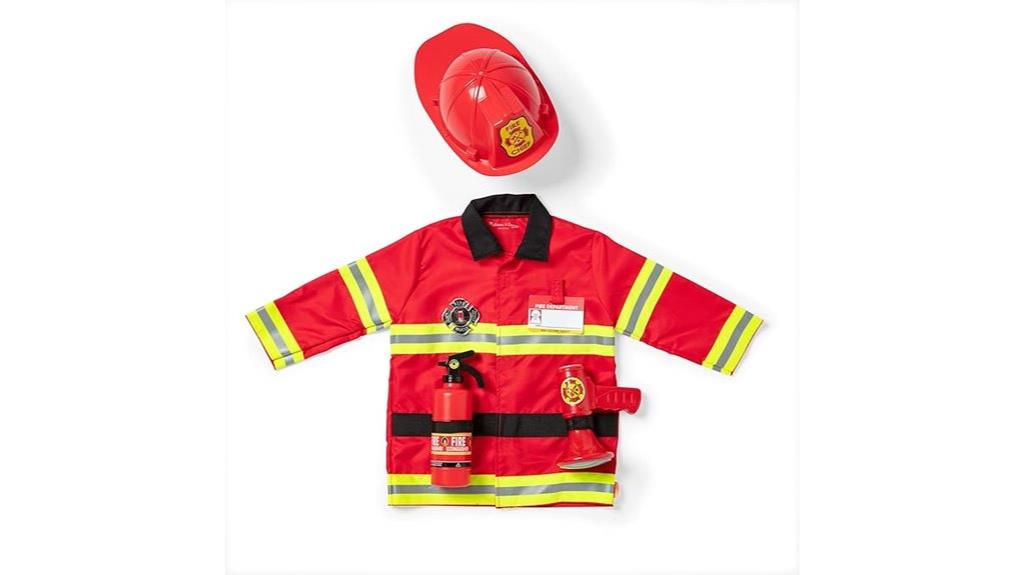 fire chief costume set
