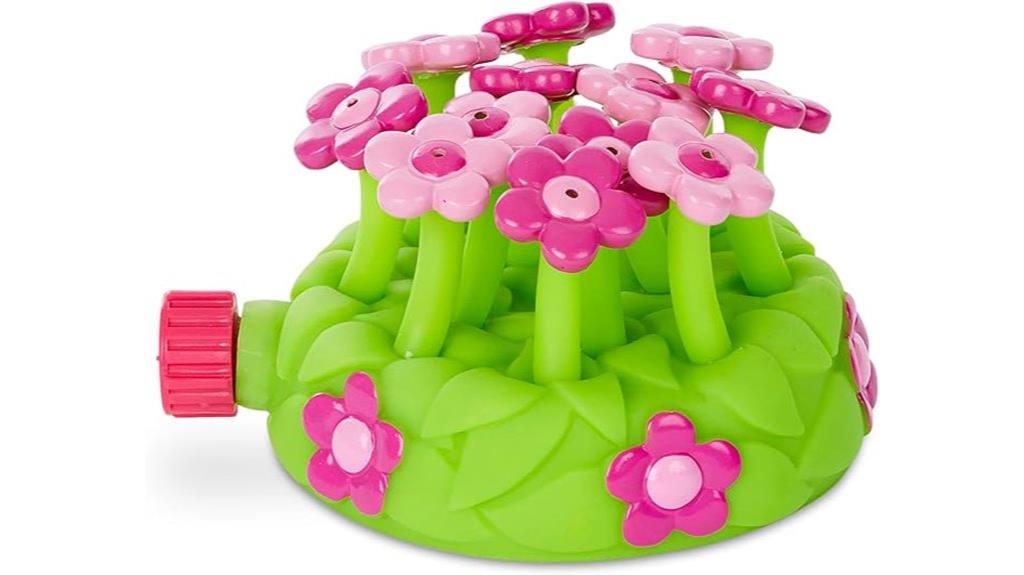 flower sprinkler toy fun
