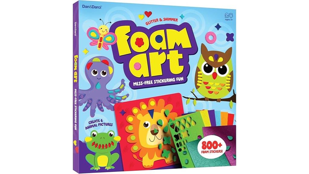 foam sticker art project