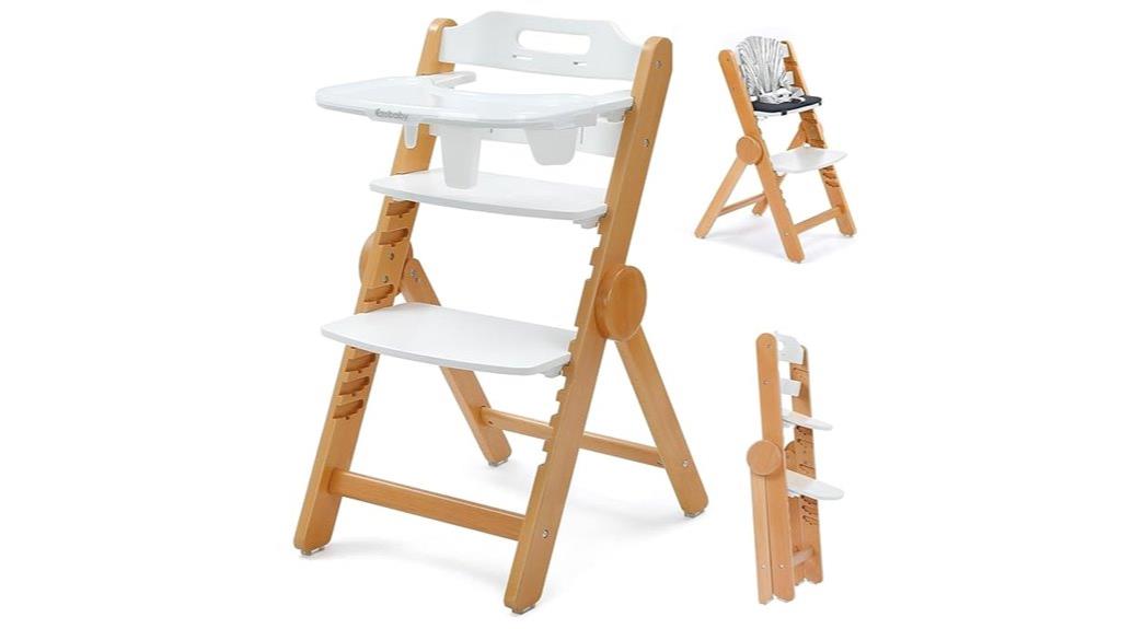 foldable adjustable high chair