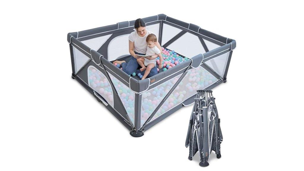 foldable baby playpen balls