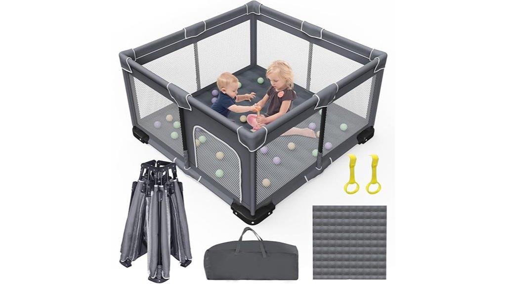 foldable baby playpen mat