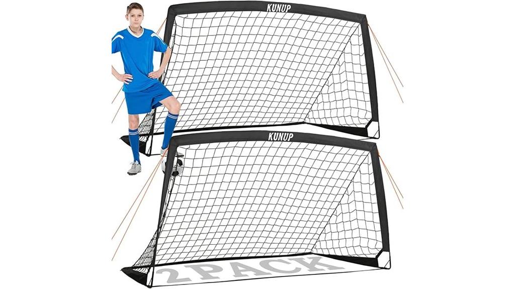 foldable backyard soccer goals