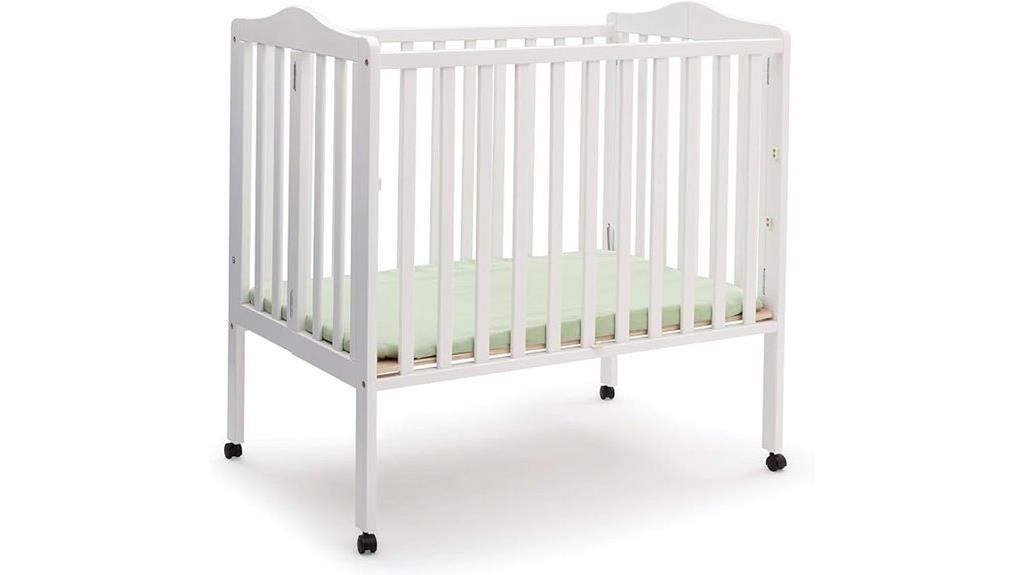folding portable mini crib