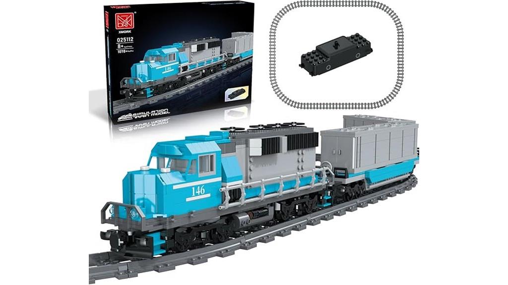 freight cargo locomotive set