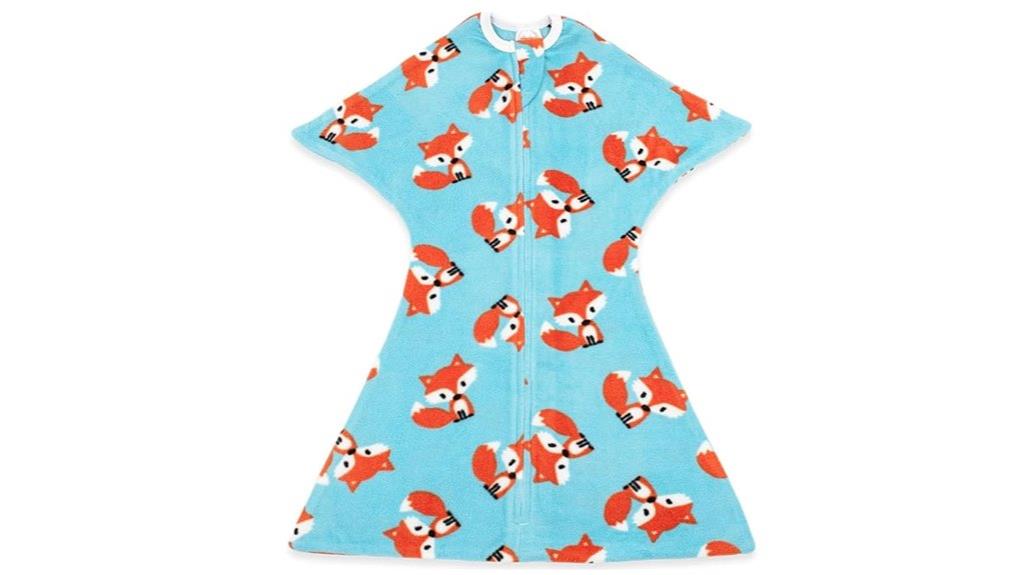 friendly fox transition swaddle