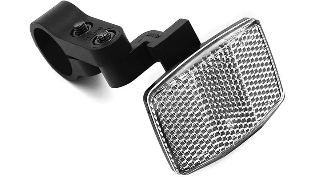 front bicycle handlebar reflector