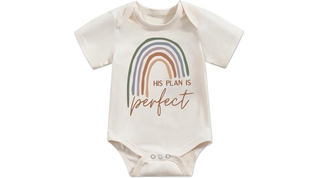 funny letters print bodysuit