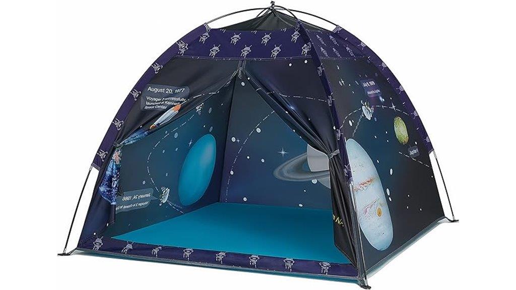 galaxy themed play tent