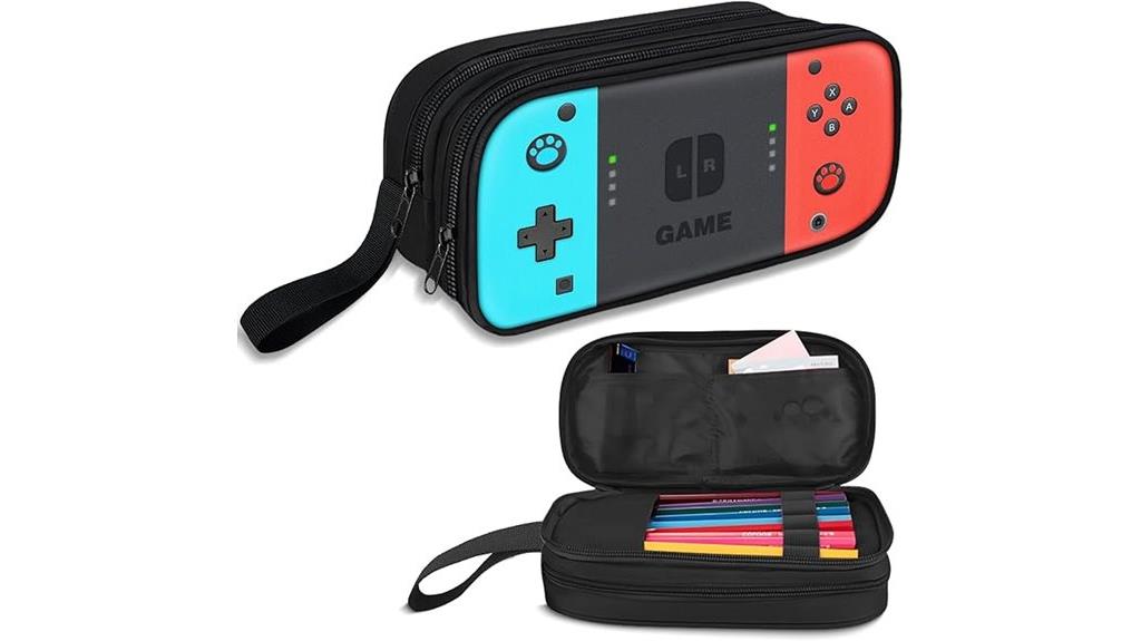 gamer themed pencil case organizer