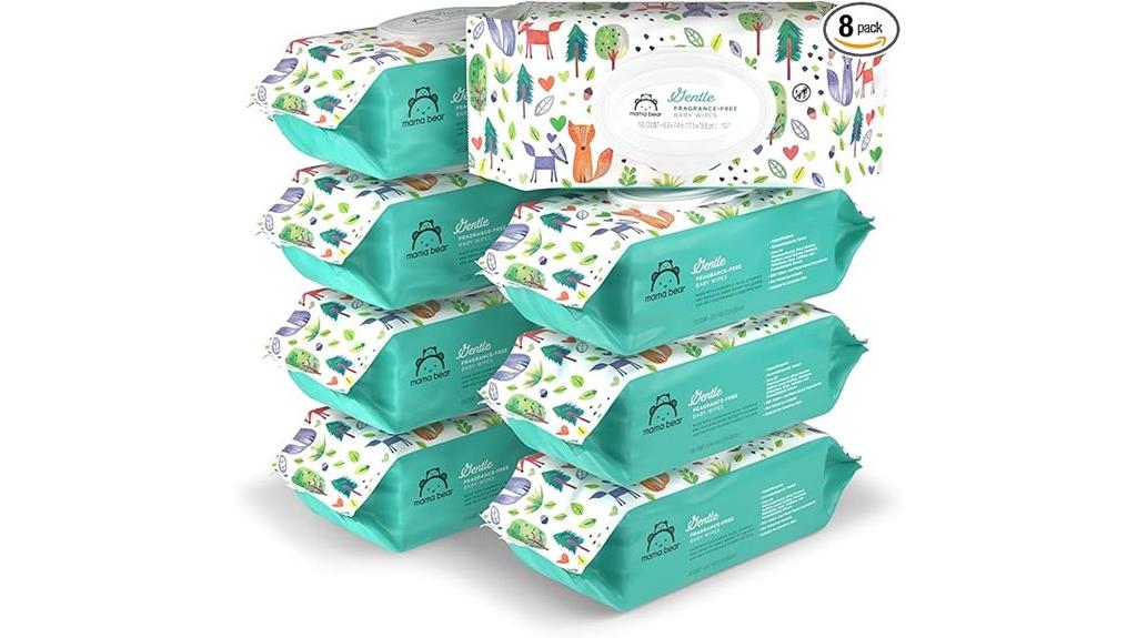 gentle fragrance free baby wipes