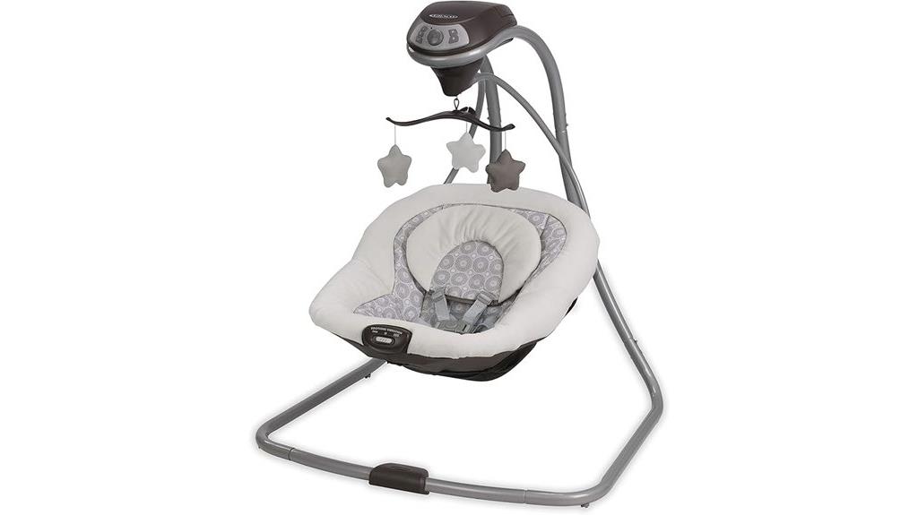 gentle swaying baby swing