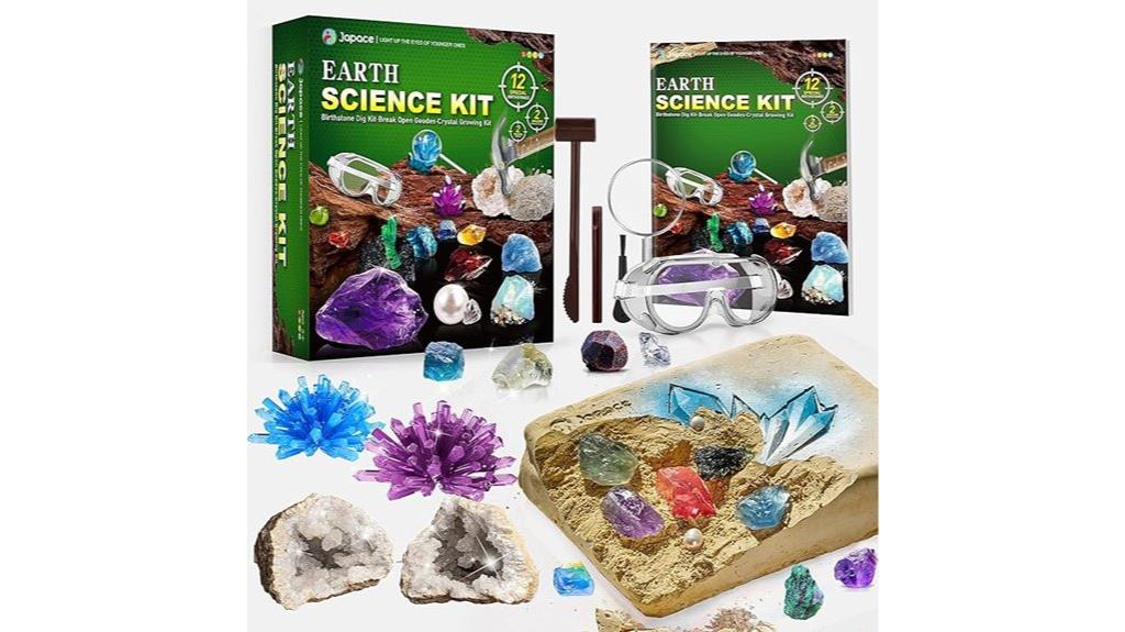 geology gemstone digging kit