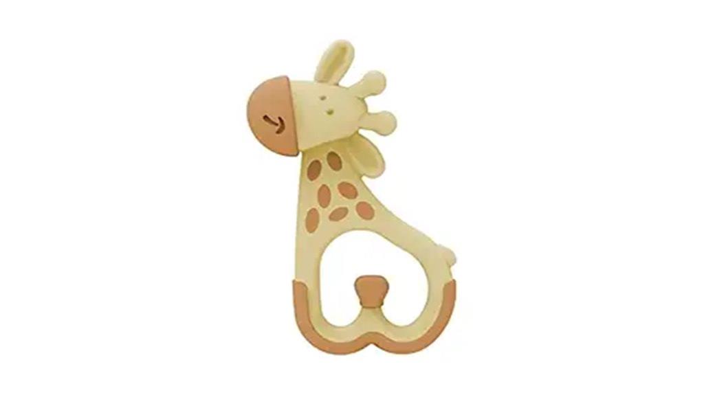 giraffe shaped baby teether
