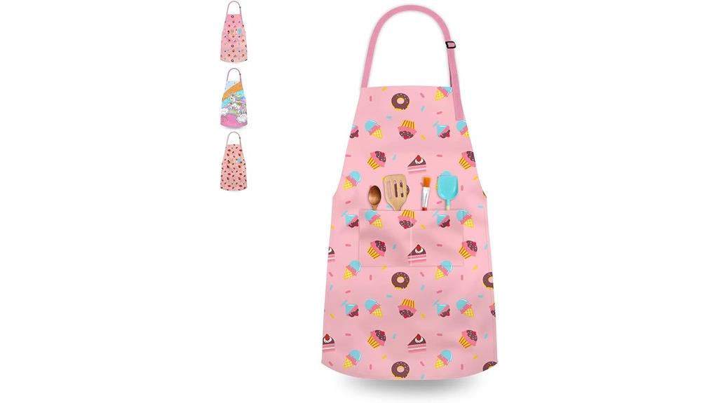 girls aprons with pockets