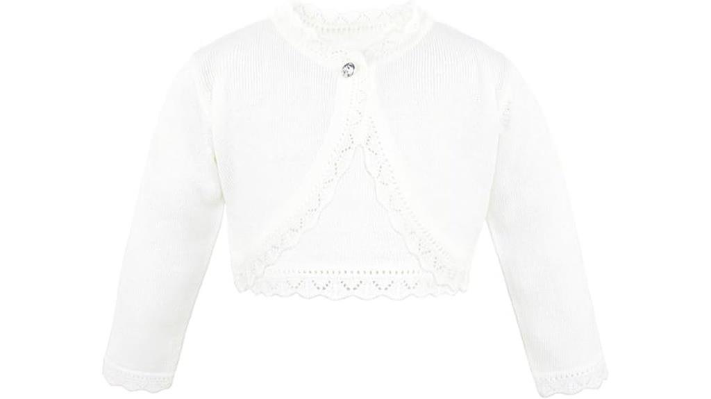girls knit bolero cardigan