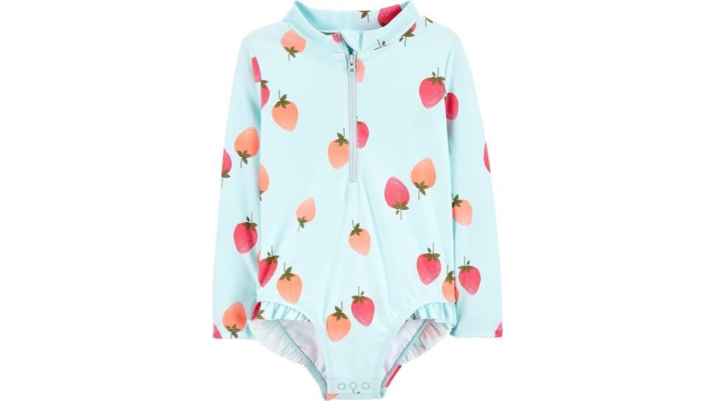 girls long sleeve swimsuit