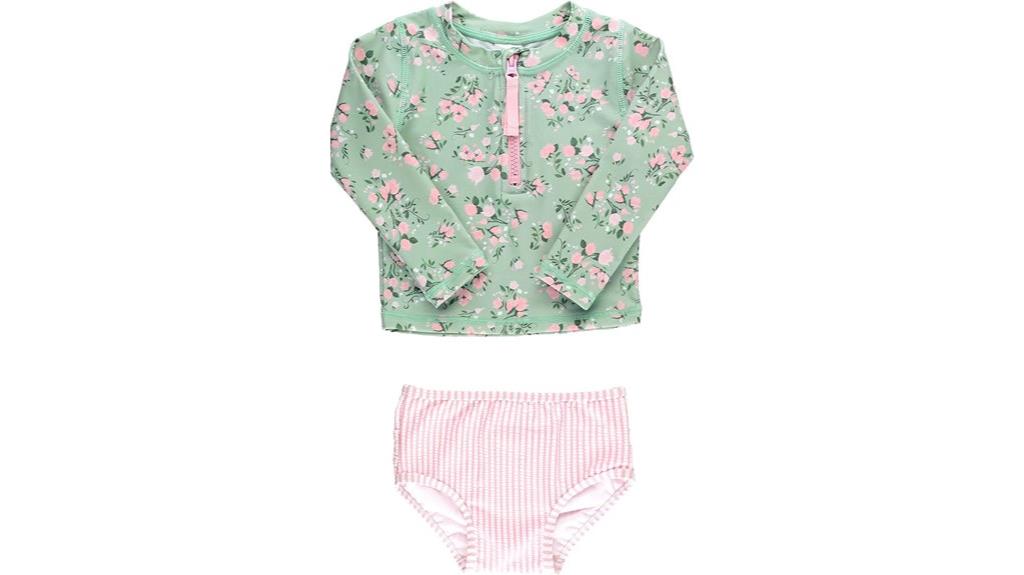 girls long sleeve swimsuit