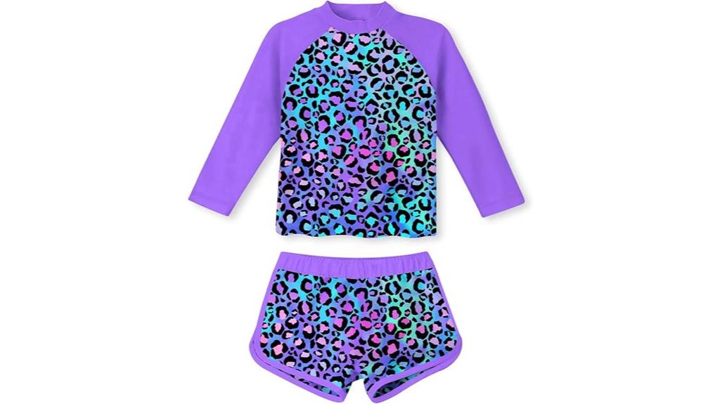 girls long sleeve swimsuit