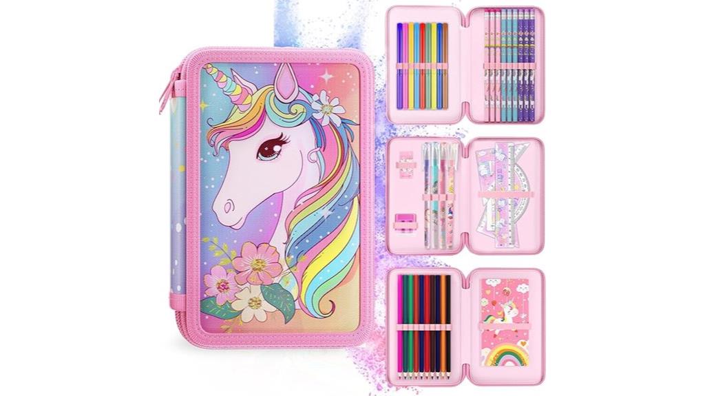 girls pencil case set