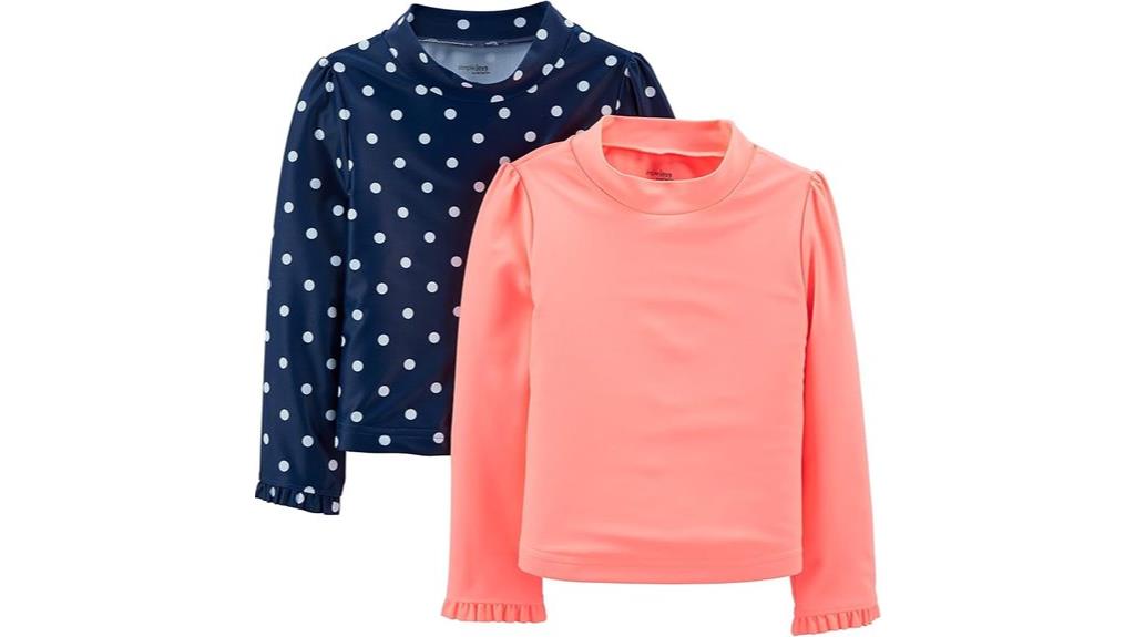 girls rashguard 2 pack