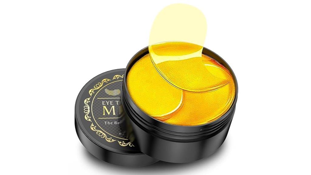 gold eye mask patches