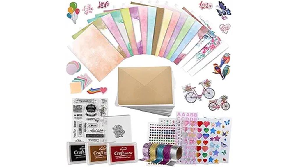 greeting card crafting supplies