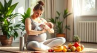 healthy and active motherhood