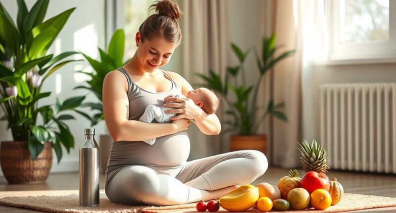 healthy and active motherhood