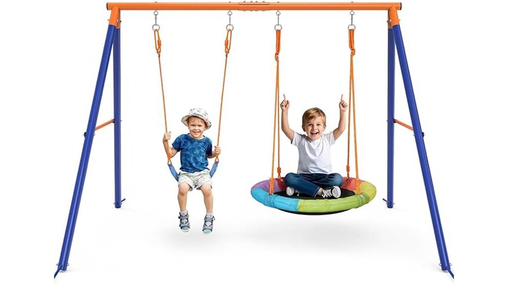 heavy duty backyard swing